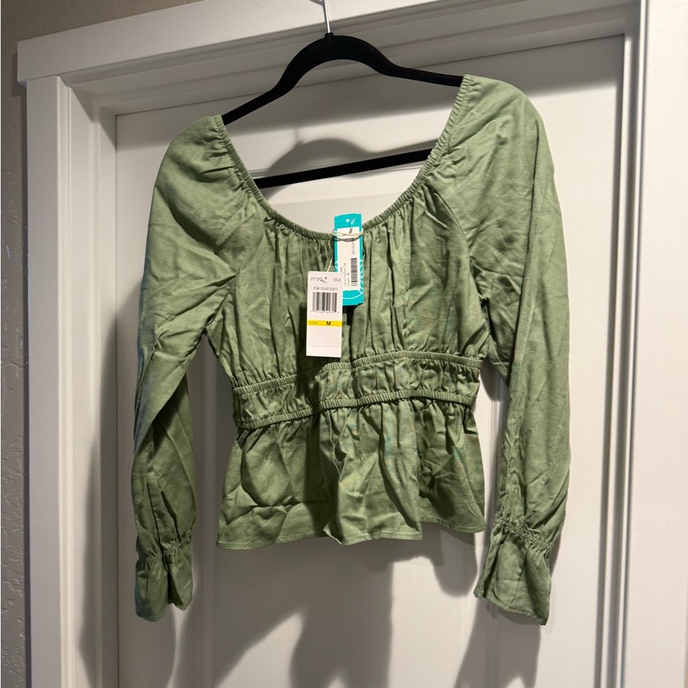 Green Women's Top